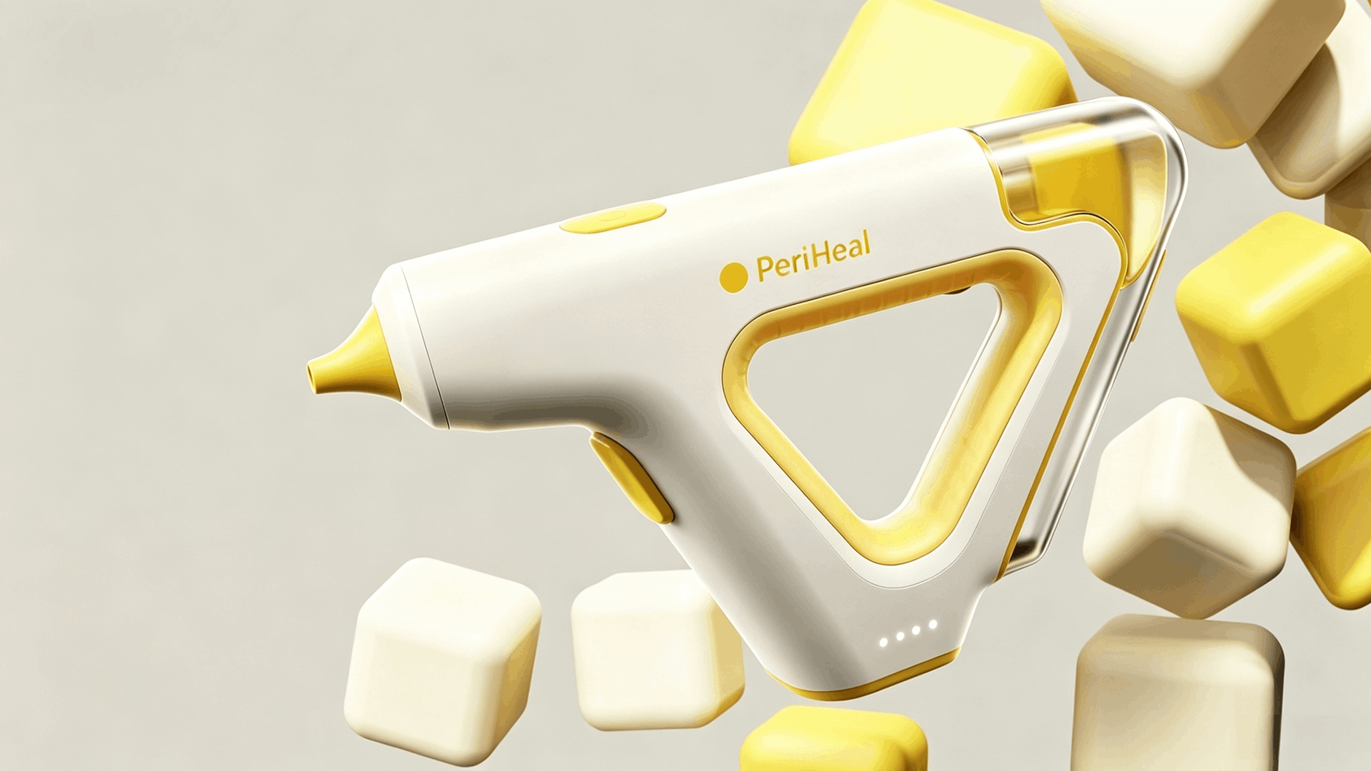 PeriHeal 肛门清洗器产品渲染
